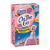 Crystal Light Soft Drink Mix On The Go Raspberry Lemonade Sugar Free 0.8 Oz Left Picture